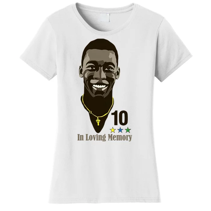 Rest In Peace Pele Brazil Football Soccer RIP Pele Women's T-Shirt