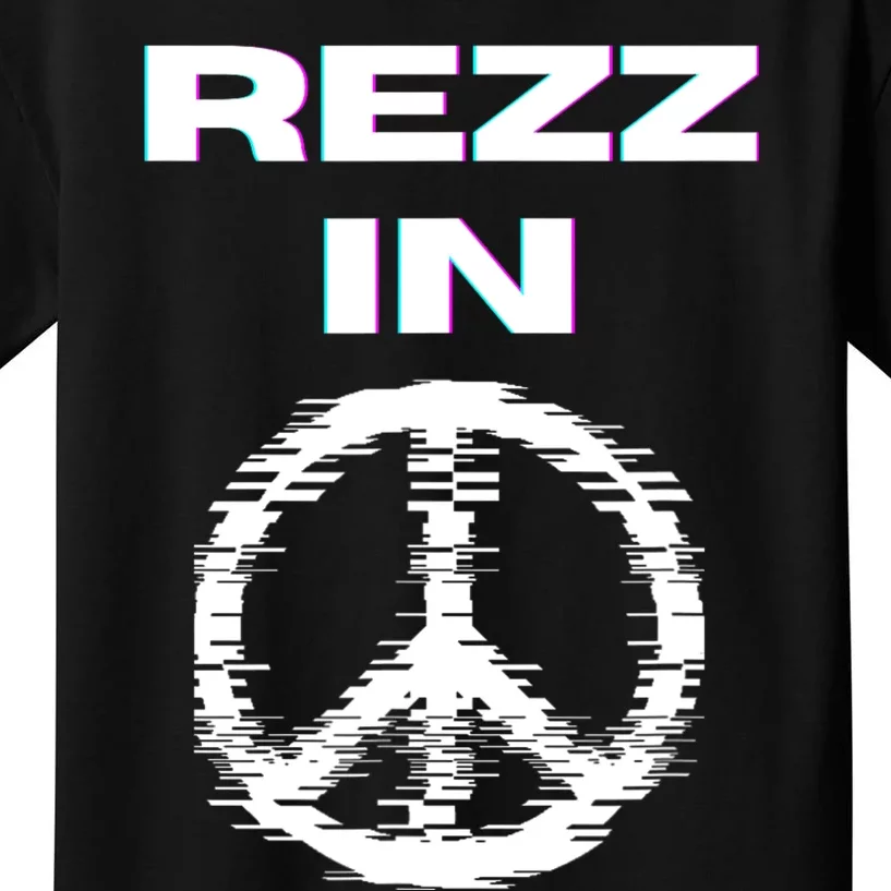 Rezz In Peace Hauntingly Beautiful Tribute To Rezz Kids T-Shirt