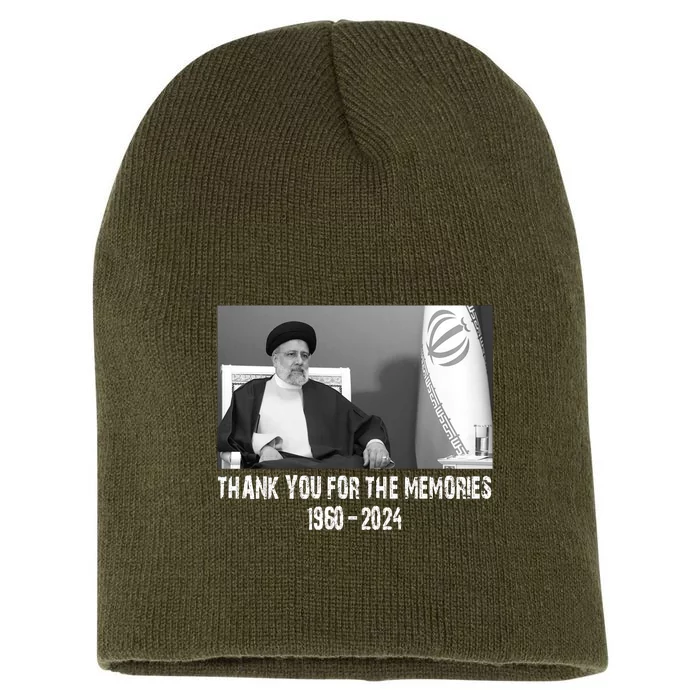 Rip Iran’S President Ebrahim Raisi A Signature Gift For Iran Supporters Short Acrylic Beanie