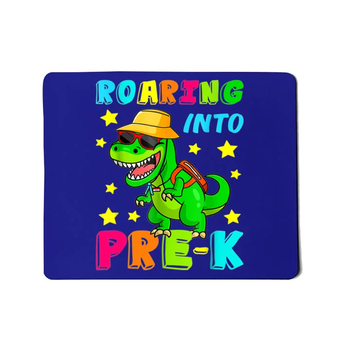 Roaring Into Preschool Dinosaur Back To School Cool Gift Mousepad