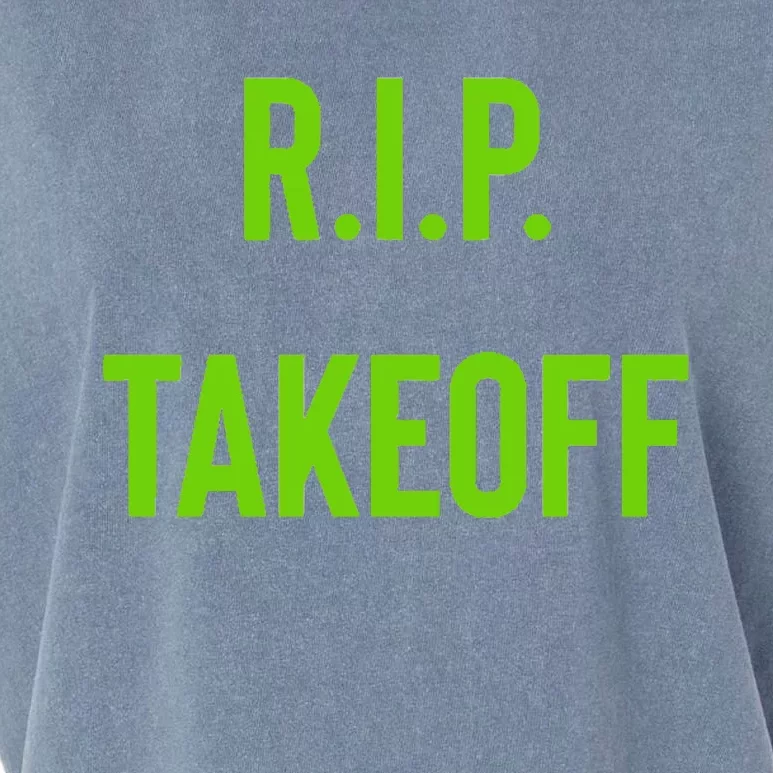 Rest In Peace RIP Takeoff Quavo Migos Rapper Lover Garment-Dyed Women's Muscle Tee