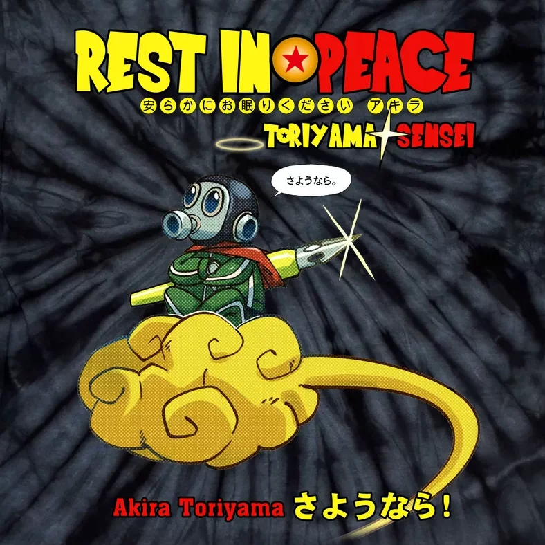 Rest In Peace Toriyama Sensei Tie-Dye T-Shirt