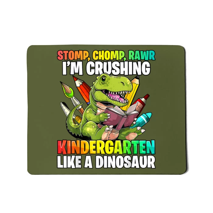 Roaring Into Preschool Dinosaur First School Day School Dino Mousepad