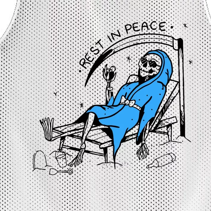 Rest In Peace Mesh Reversible Basketball Jersey Tank