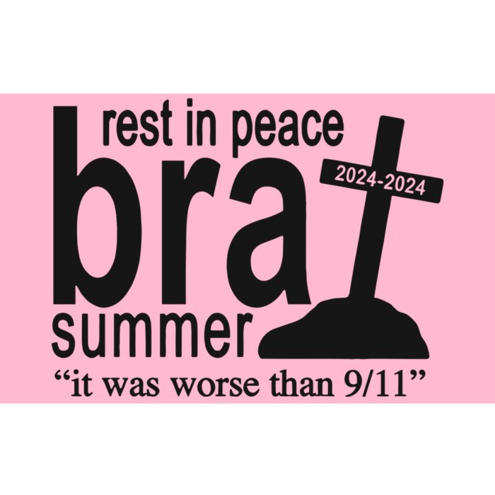 Rest In Peace Brat Summer Bumper Sticker