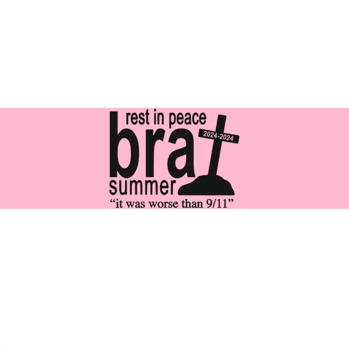 Rest In Peace Brat Summer Bumper Sticker