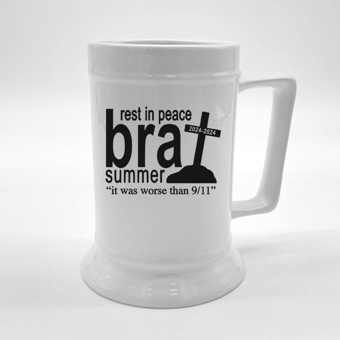 Rest In Peace Brat Summer Front & Back Beer Stein