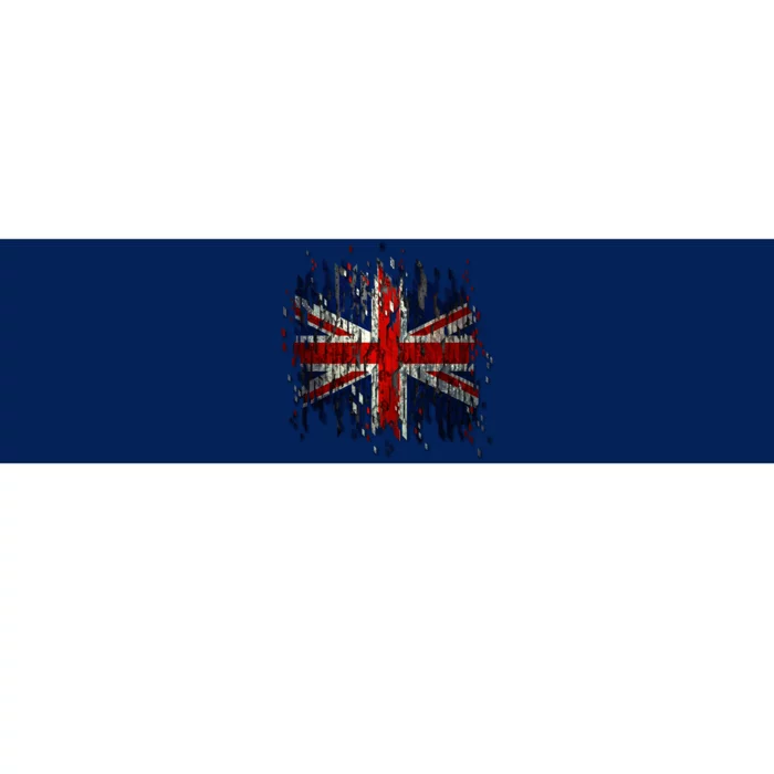 Ripped UK Great Britain Union Jack Torn Flag Bumper Sticker