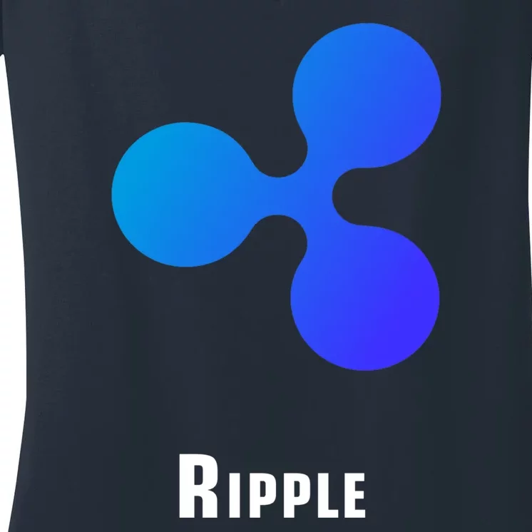 Ripple Classic Women's V-Neck T-Shirt