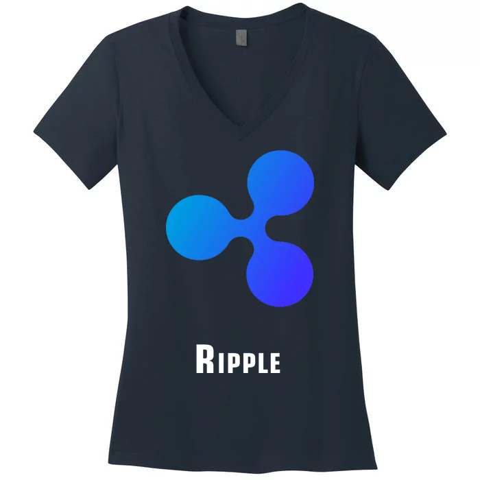 Ripple Classic Women's V-Neck T-Shirt