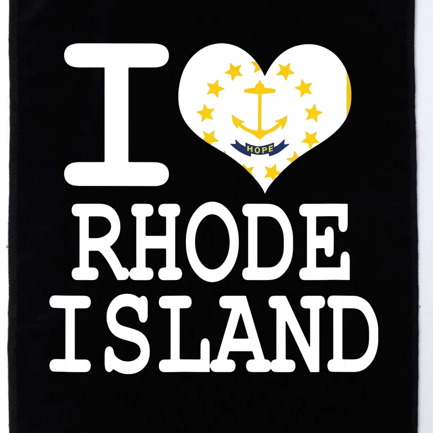 Rhode Island Rhode Island Flag Map Usa Platinum Collection Golf Towel