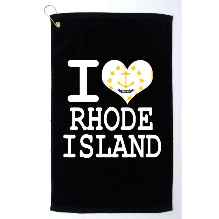 Rhode Island Rhode Island Flag Map Usa Platinum Collection Golf Towel