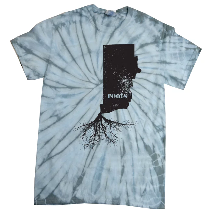 Rhode Island Roots State Map Home Love Pride Gift Tie-Dye T-Shirt