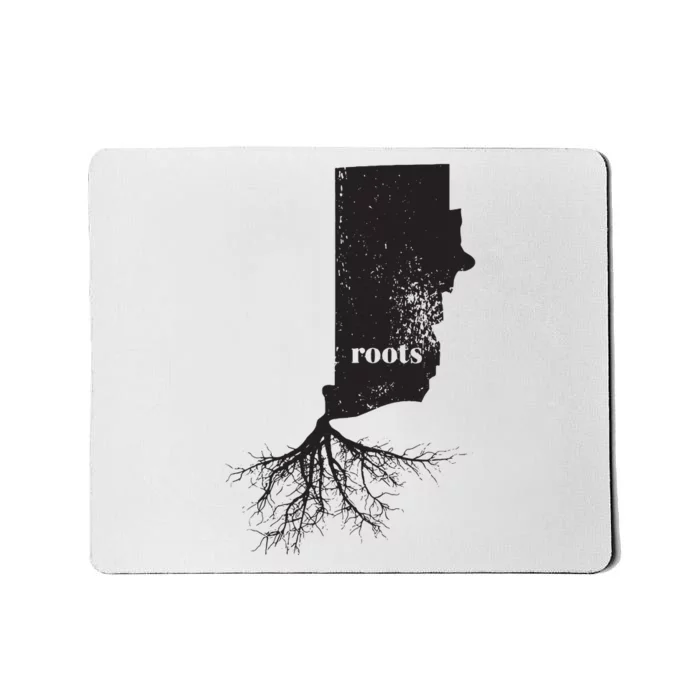 Rhode Island Roots State Map Home Love Pride Gift Mousepad