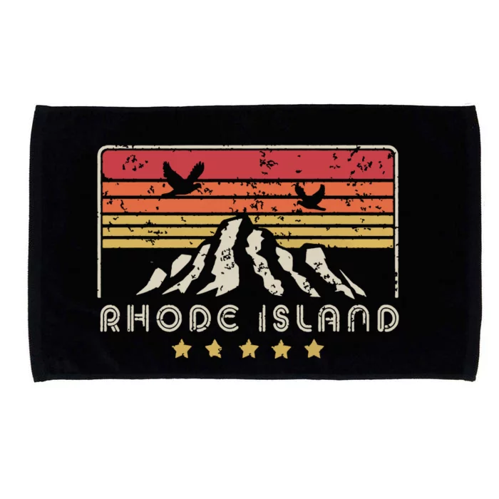 Rhode Island Retro Style Ri Usa Microfiber Hand Towel