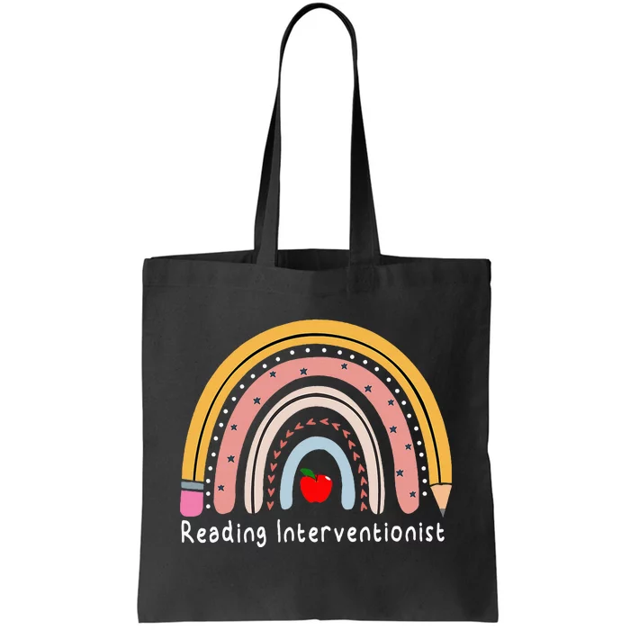 Reading Interventionist Reading Specialist Tote Bag