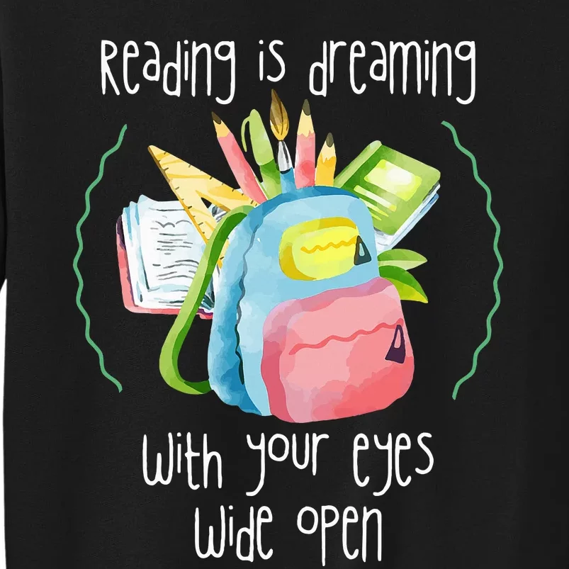 Reading Intervention Reading Is Dreaming Library Student Sweatshirt