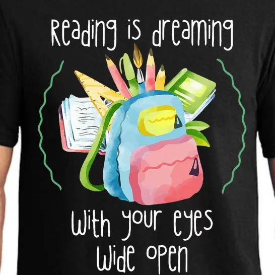 Reading Intervention Reading Is Dreaming Library Student Pajama Set