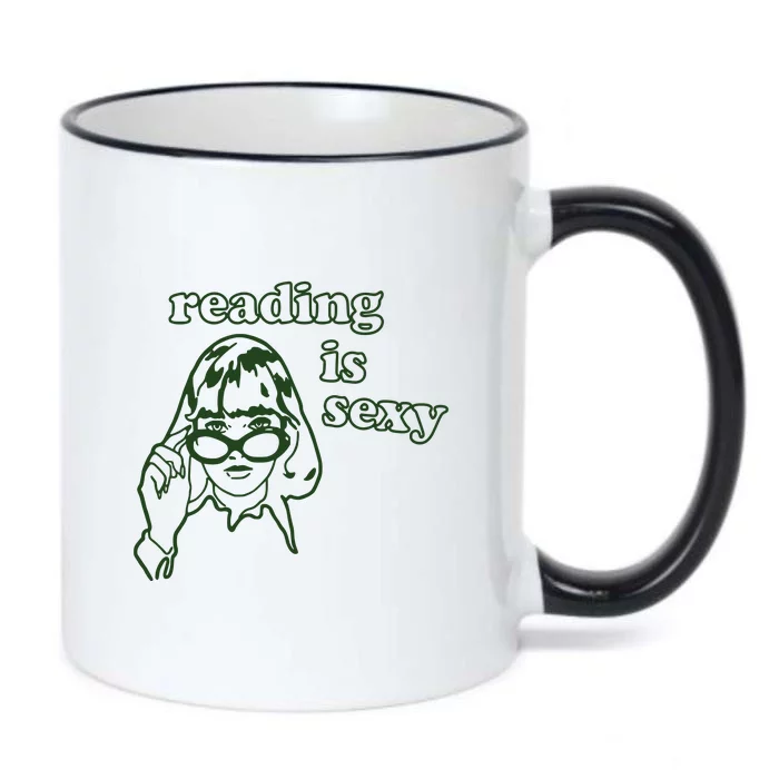 Reading Is Sexy Black Color Changing Mug