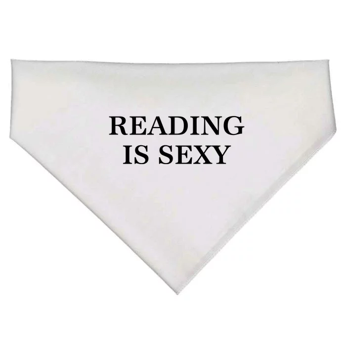 Reading Is Sexy Funny Quote USA-Made Doggie Bandana