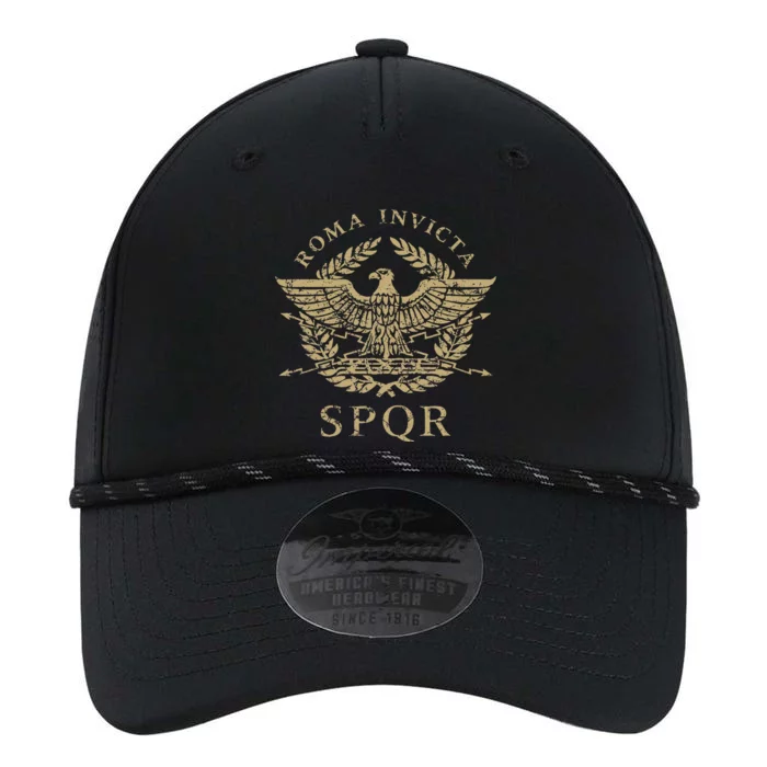 Roma Invicta Spqr Roman Eagle Distressed Performance The Dyno Cap