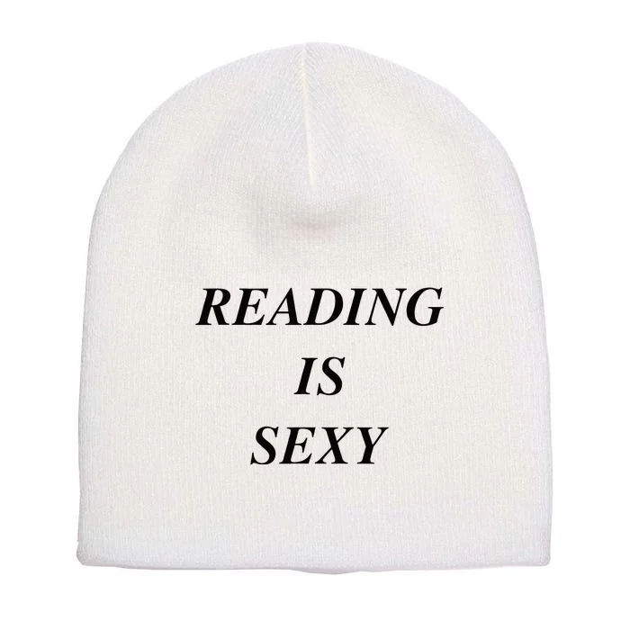 Reading Is Sexy Short Acrylic Beanie