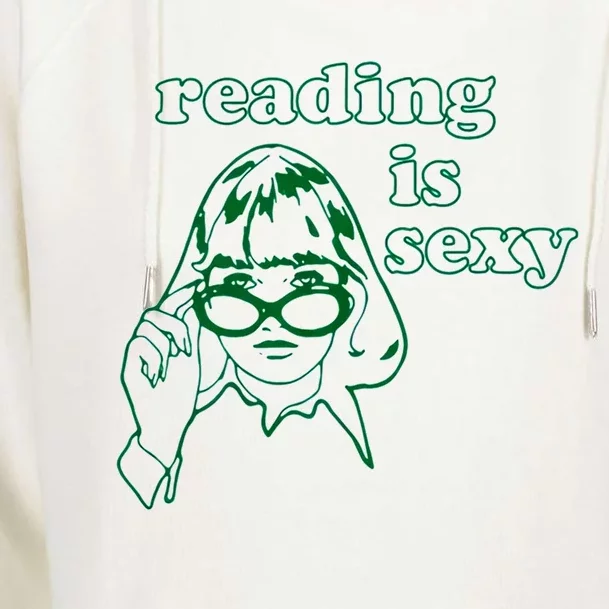 Reading Is Sexy Trending Tee Womens Funnel Neck Pullover Hood