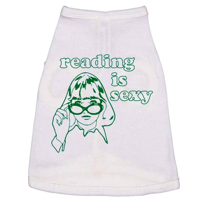 Reading Is Sexy Trending Tee Doggie Tank