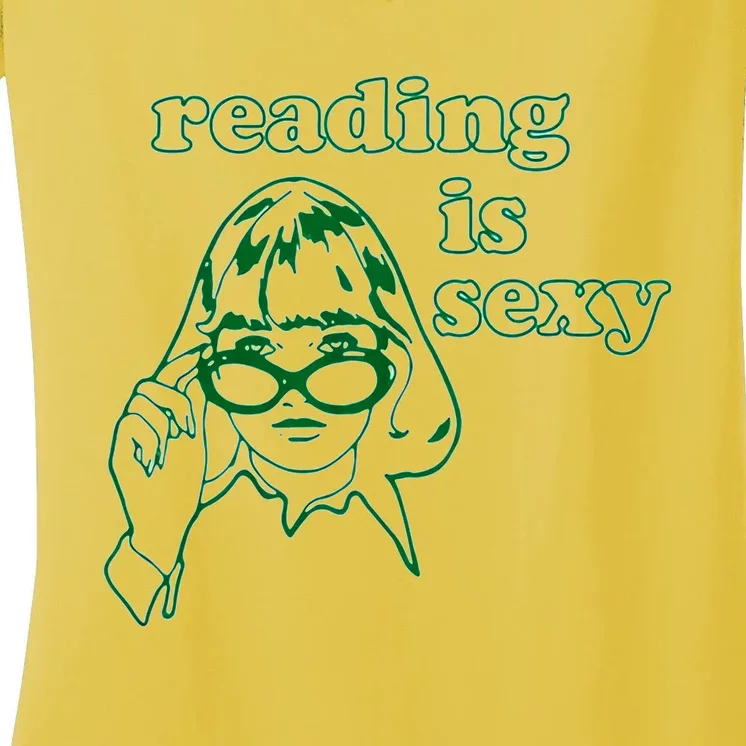 Reading Is Sexy Trending Tee Women's V-Neck T-Shirt