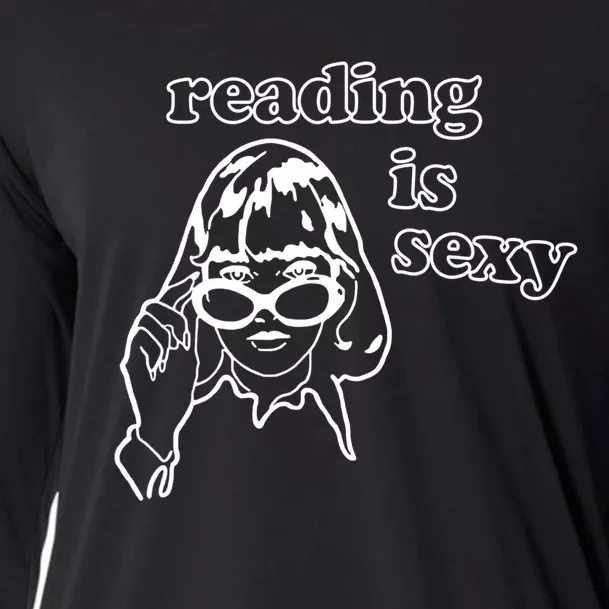 Reading Is Sexy Gift For Bookworms Cooling Performance Long Sleeve Crew