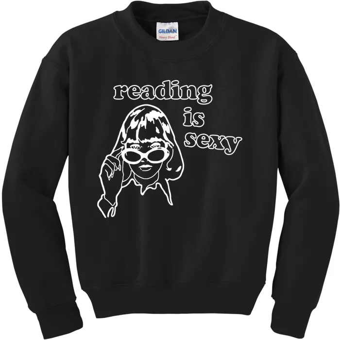 Reading Is Sexy Gift For Bookworms Kids Sweatshirt