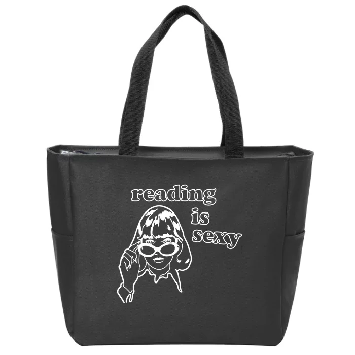 Reading Is Sexy Gift For Bookworms Zip Tote Bag