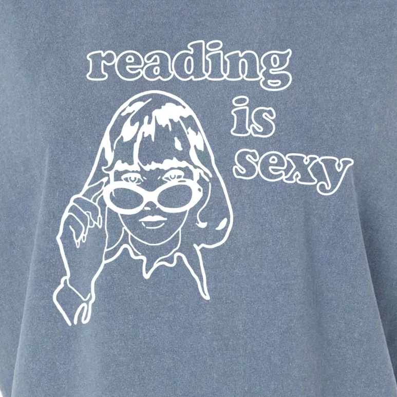 Reading Is Sexy Gift For Bookworms Garment-Dyed Women's Muscle Tee