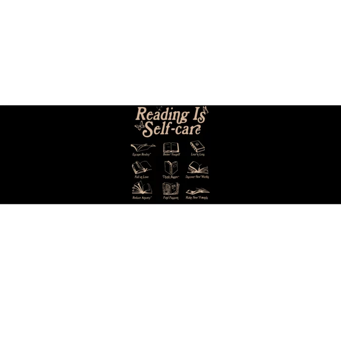 Reading Is Self Care Bookish Mental Health Bumper Sticker