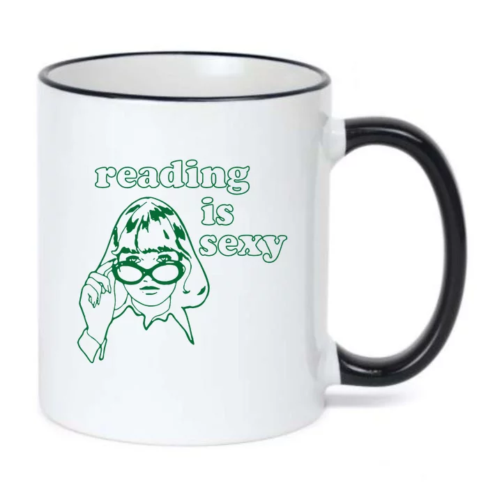 Reading Is Sexy Black Color Changing Mug