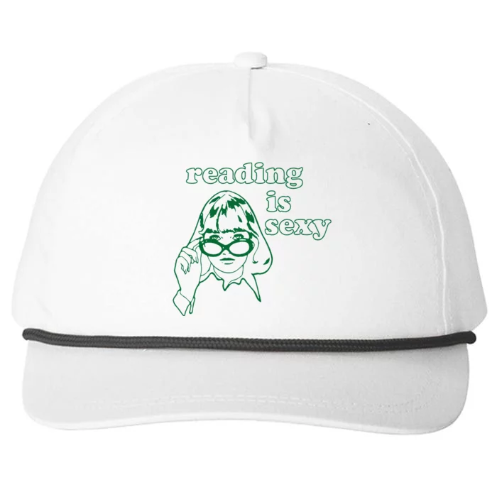 Reading Is Sexy Snapback Five-Panel Rope Hat