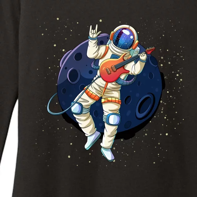 Rocking In Space Astronaut Rock Womens CVC Long Sleeve Shirt