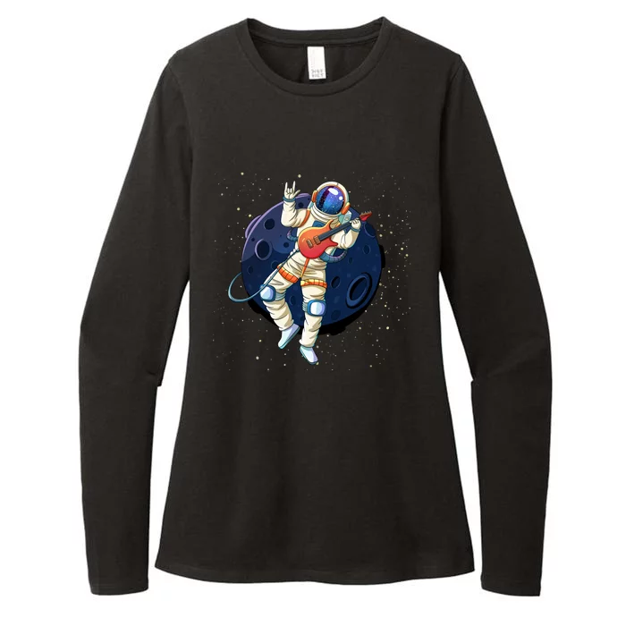 Rocking In Space Astronaut Rock Womens CVC Long Sleeve Shirt