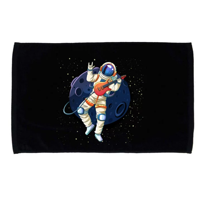 Rocking In Space Astronaut Rock Microfiber Hand Towel