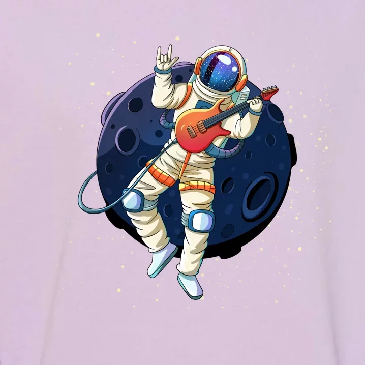 Rocking In Space Astronaut Rock Garment-Dyed Sweatshirt