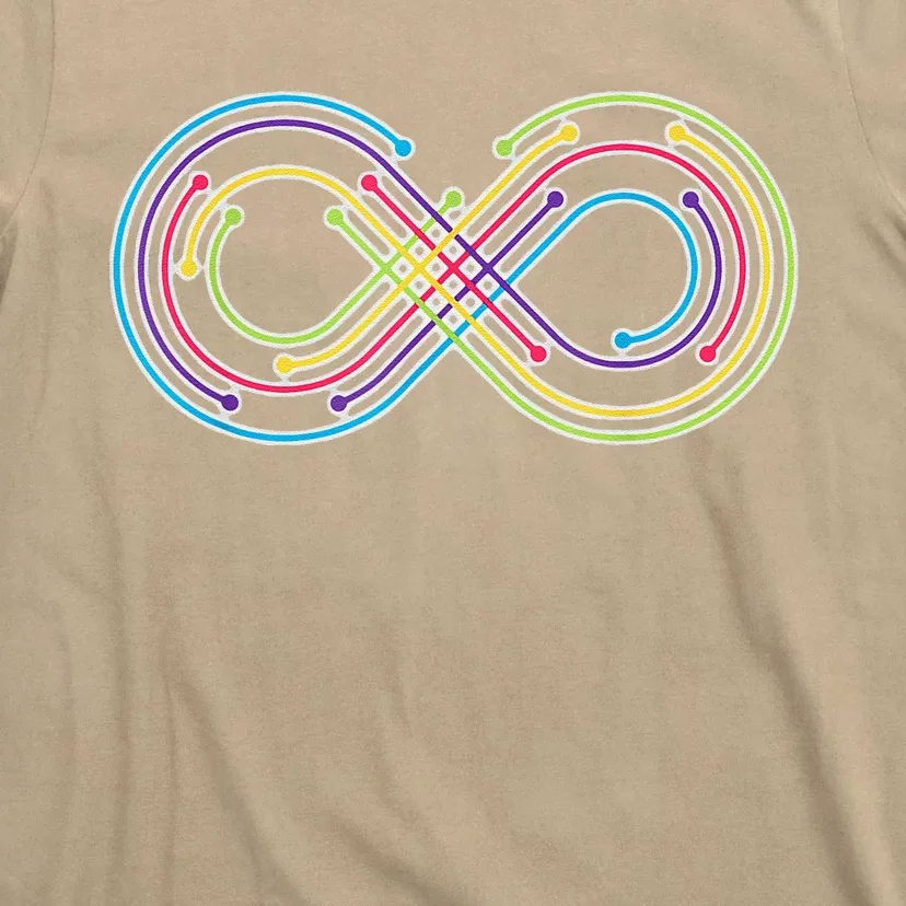 Rainbow Infinity Symbol Pride Autism Awareness Neurodiverse T-Shirt