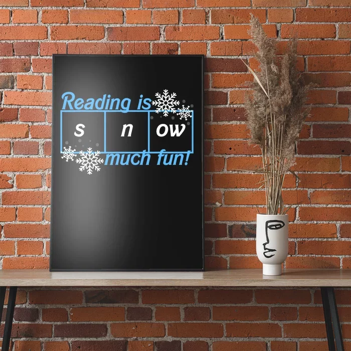 Reading Is Snow Much Fun Science Of Reading Poster