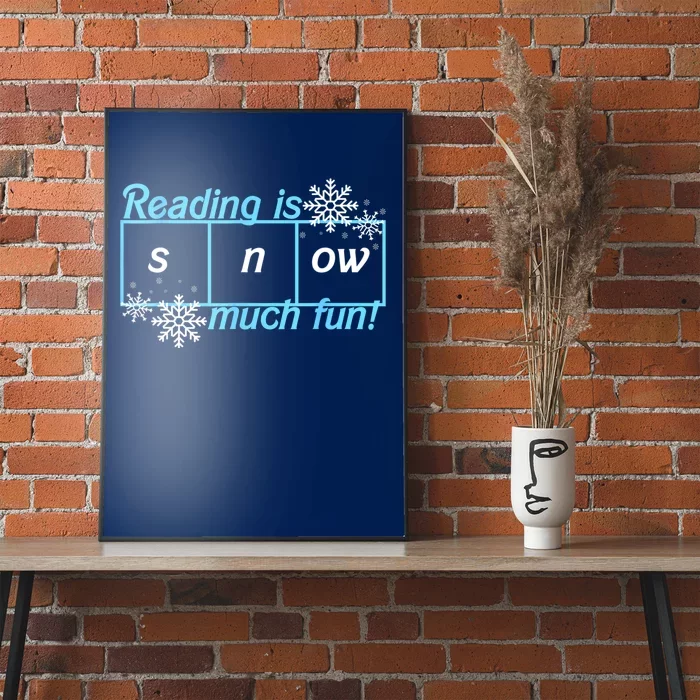 Reading Is Snow Much Fun Science Of Reading Poster