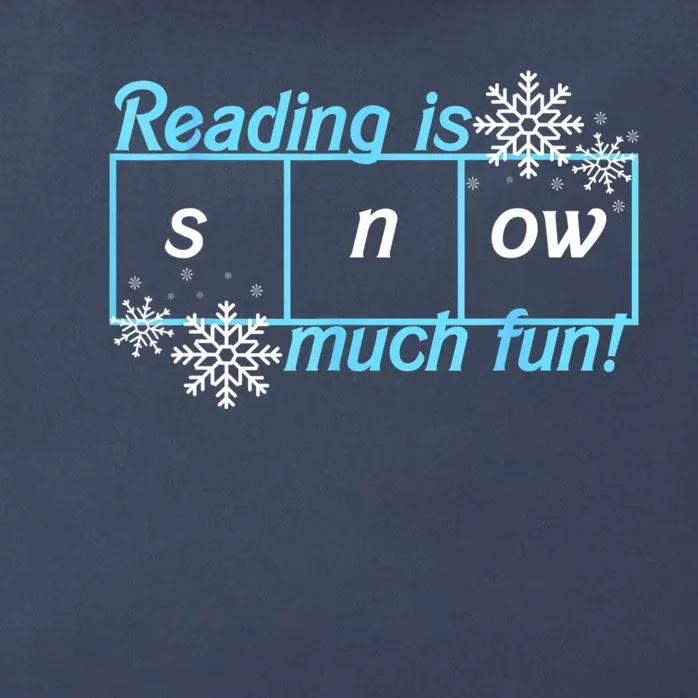 Reading Is Snow Much Fun Science Of Reading Zip Tote Bag