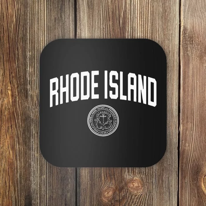 Rhode Island State Seal Logo Sports Coaster