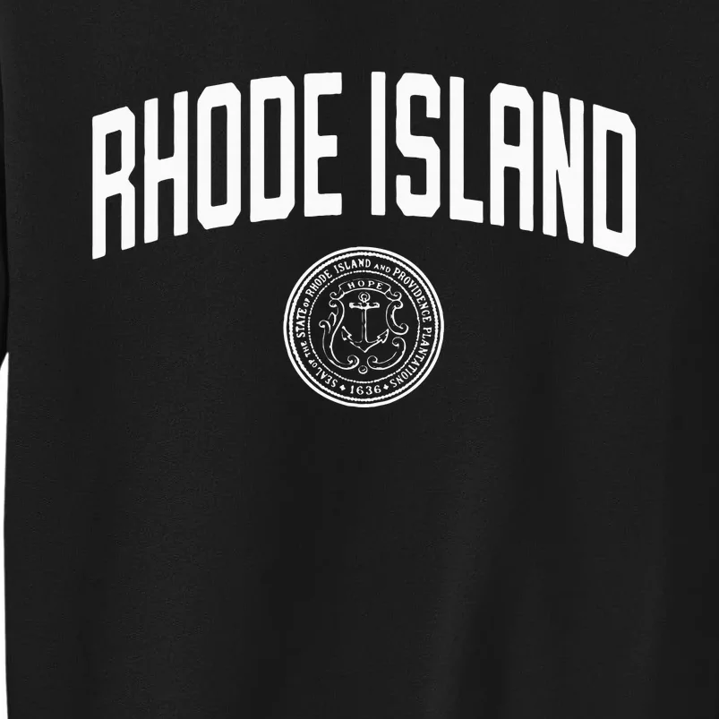 Rhode Island State Seal Logo Sports Tall Sweatshirt