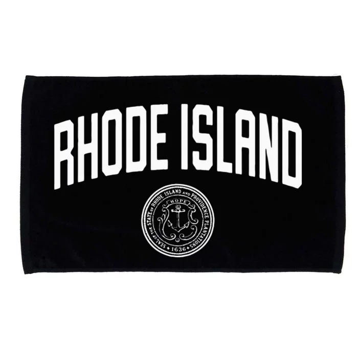 Rhode Island State Seal Logo Sports Microfiber Hand Towel