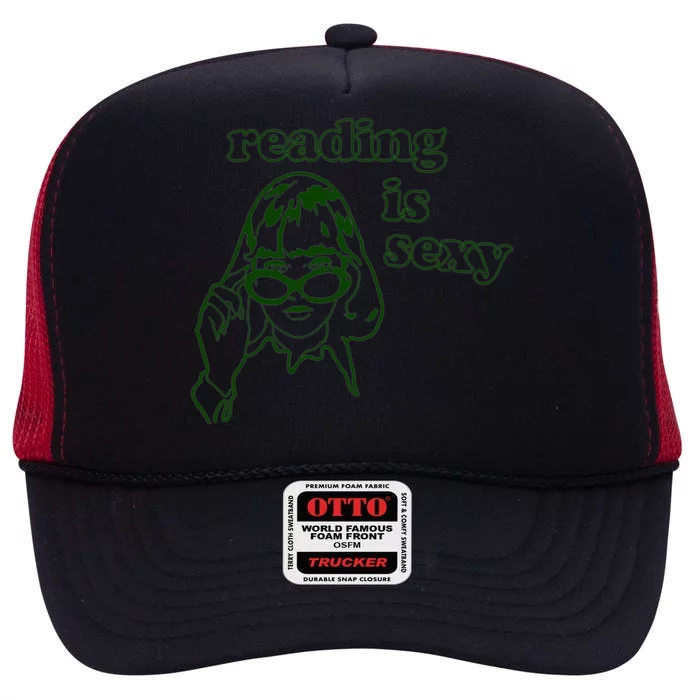 Reading Is Sexy, Reading Is Sexy Shirt, Reading Is Sexy Tee High Crown Mesh Trucker Hat