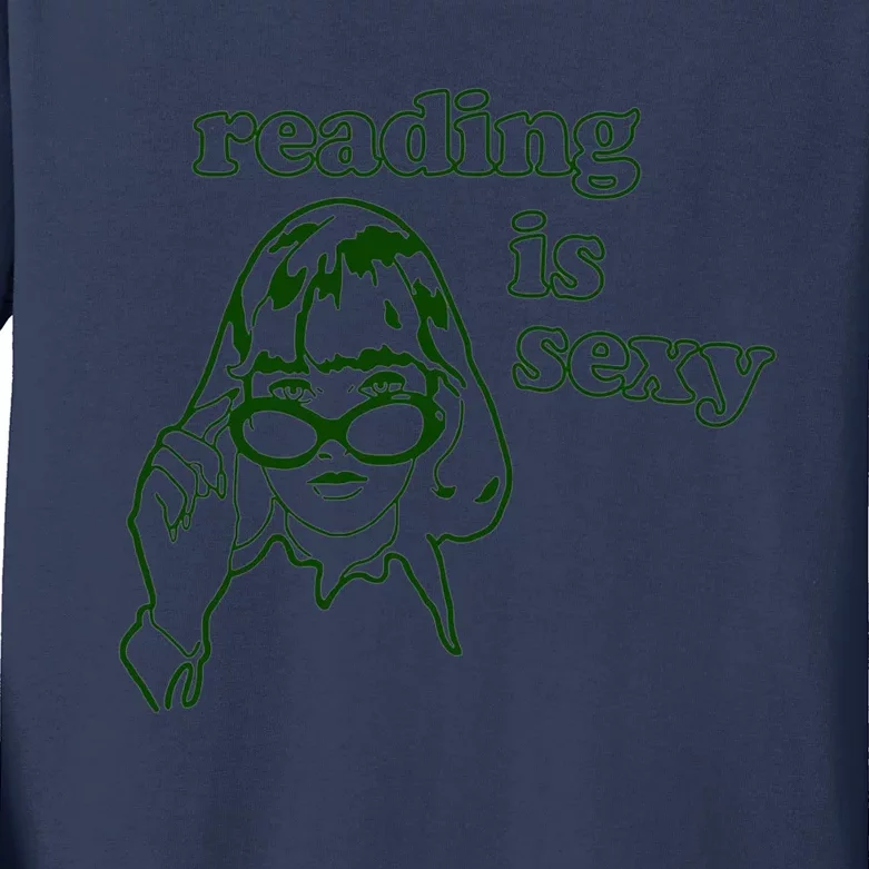 Reading Is Sexy, Reading Is Sexy Shirt, Reading Is Sexy Tee Kids Long Sleeve Shirt