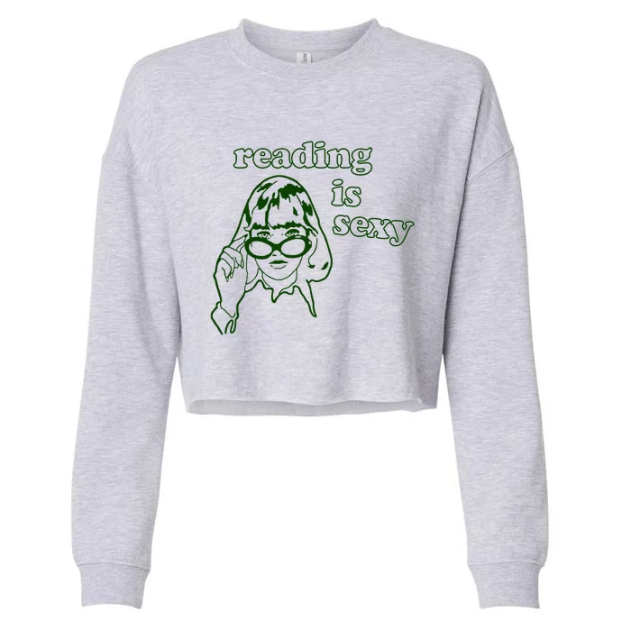 Reading Is Sexy, Reading Is Sexy Shirt, Reading Is Sexy Tee Cropped Pullover Crew